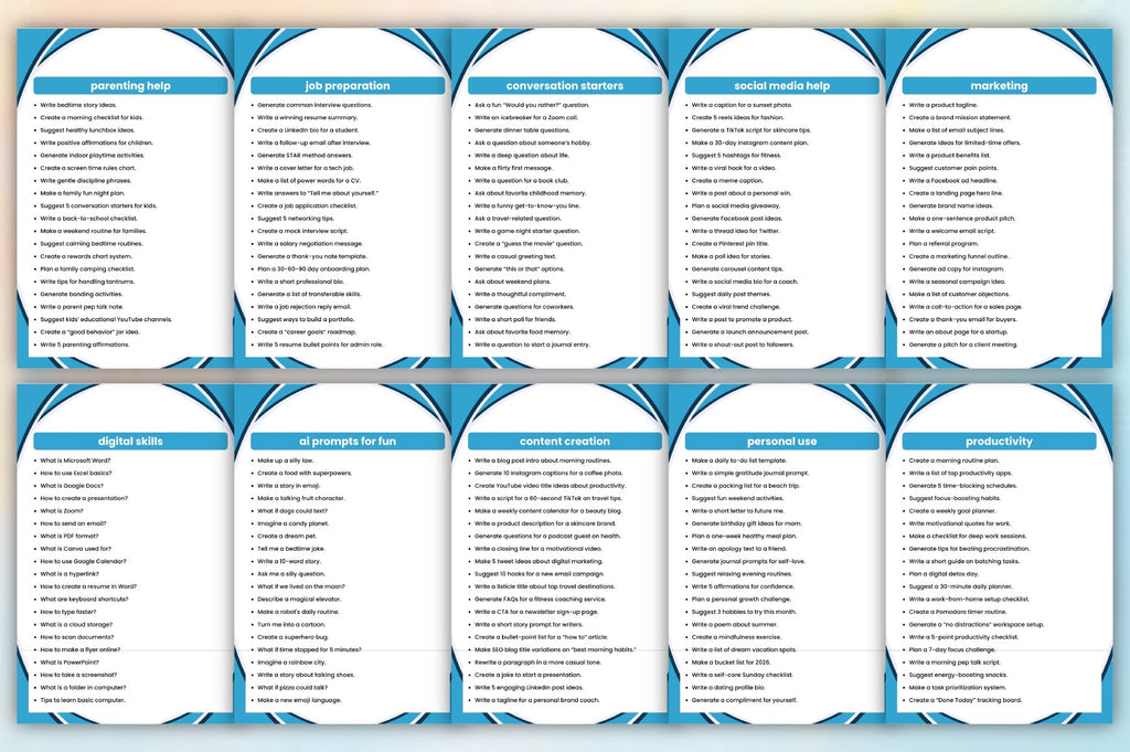 The ChatGPT Guide for Beginners Planner