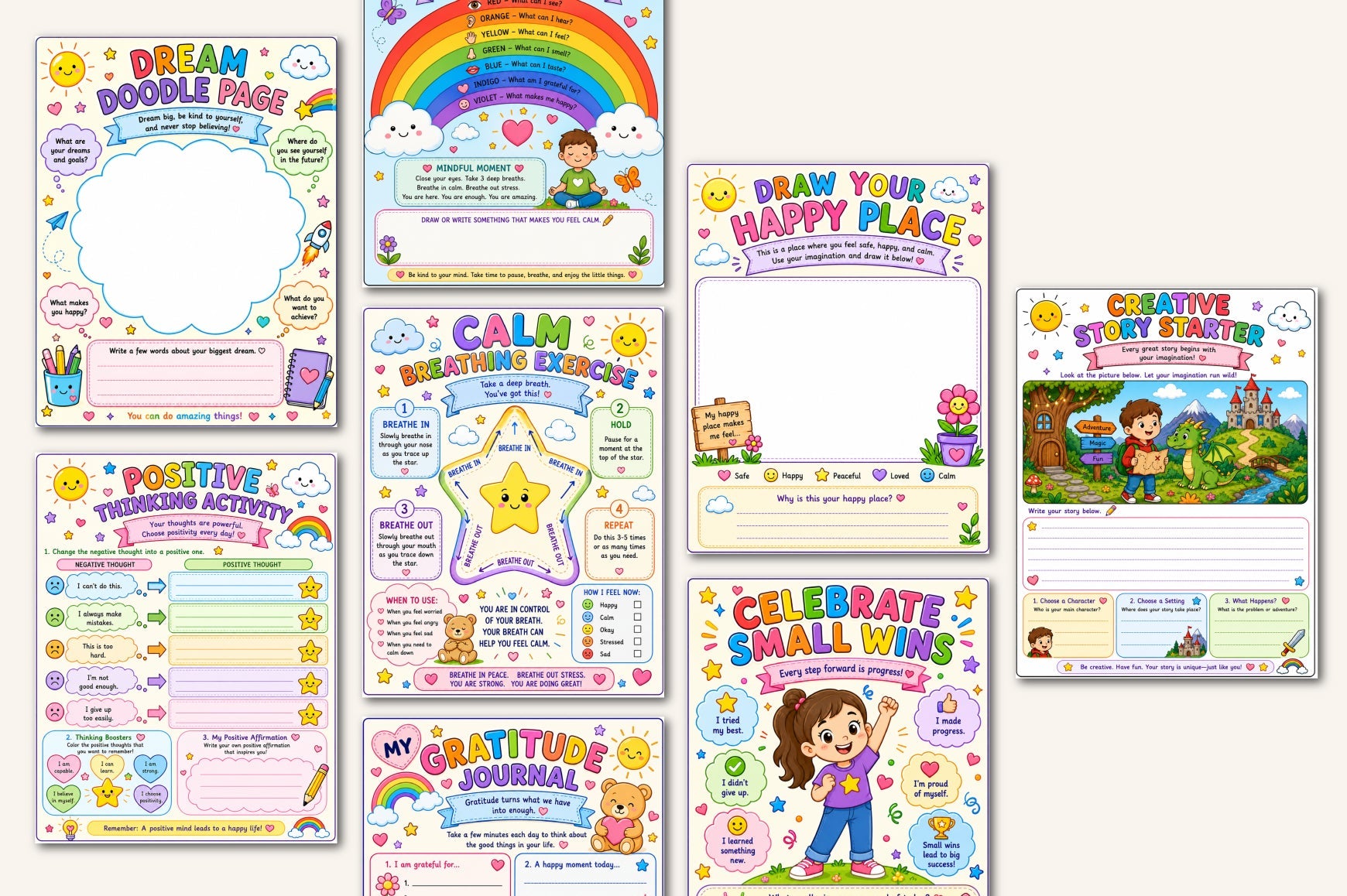 Dream Believe Achieve For Kids Journal