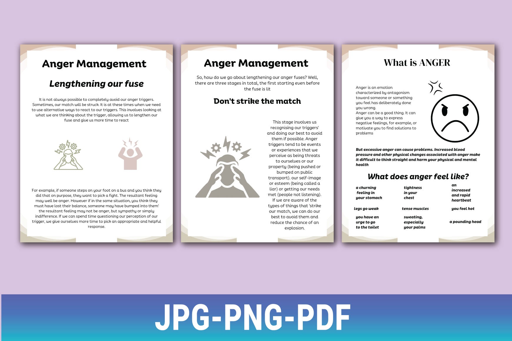 Anger Management Planner Guide