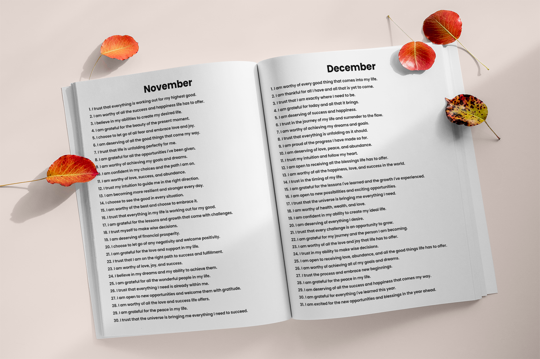 Days of Empowering Journal