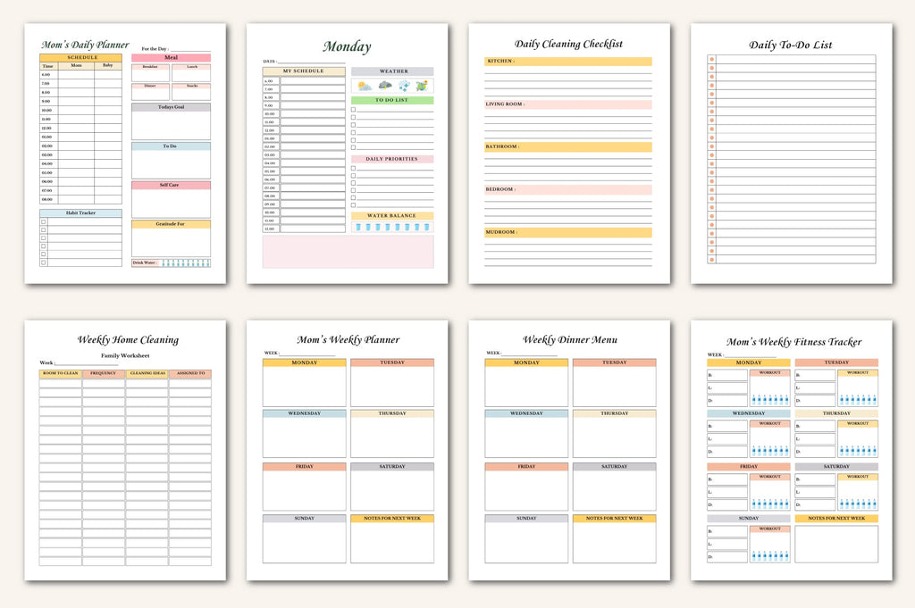 Busy Mom Planner