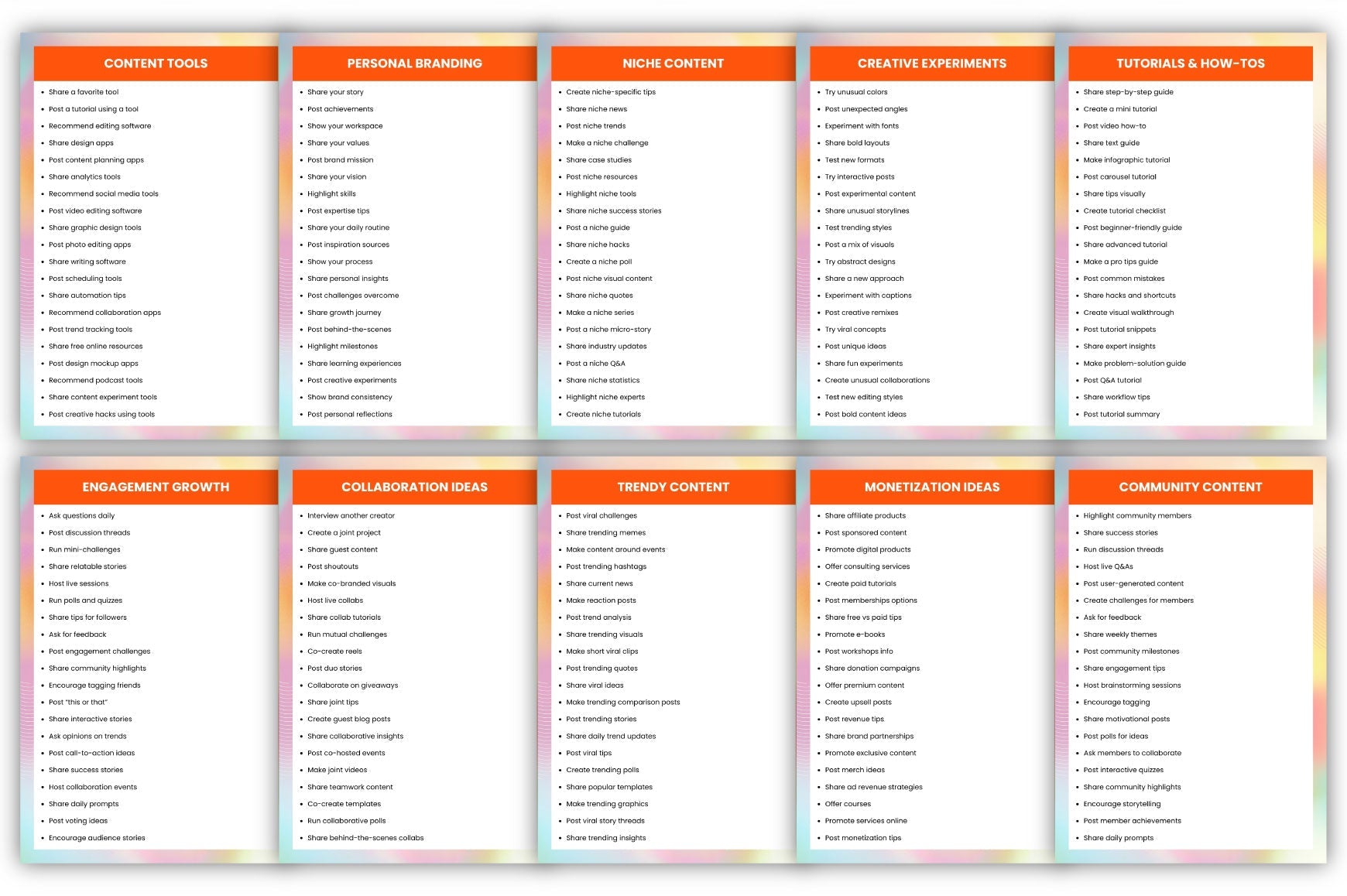 Content Creator Prompts