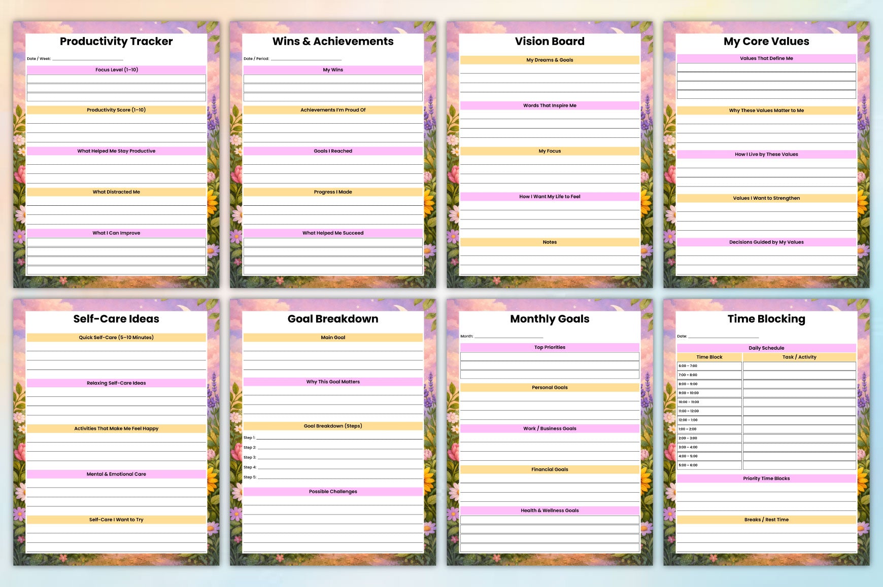 Gratitude Growth Planner