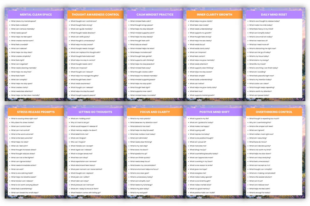 Clear Mind Prompts