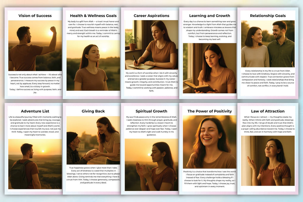 Vision Board Guidebook Planner