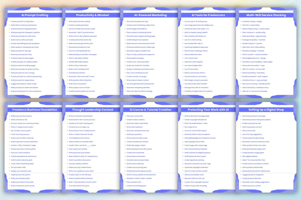 AI Freelancer Toolkit Prompts