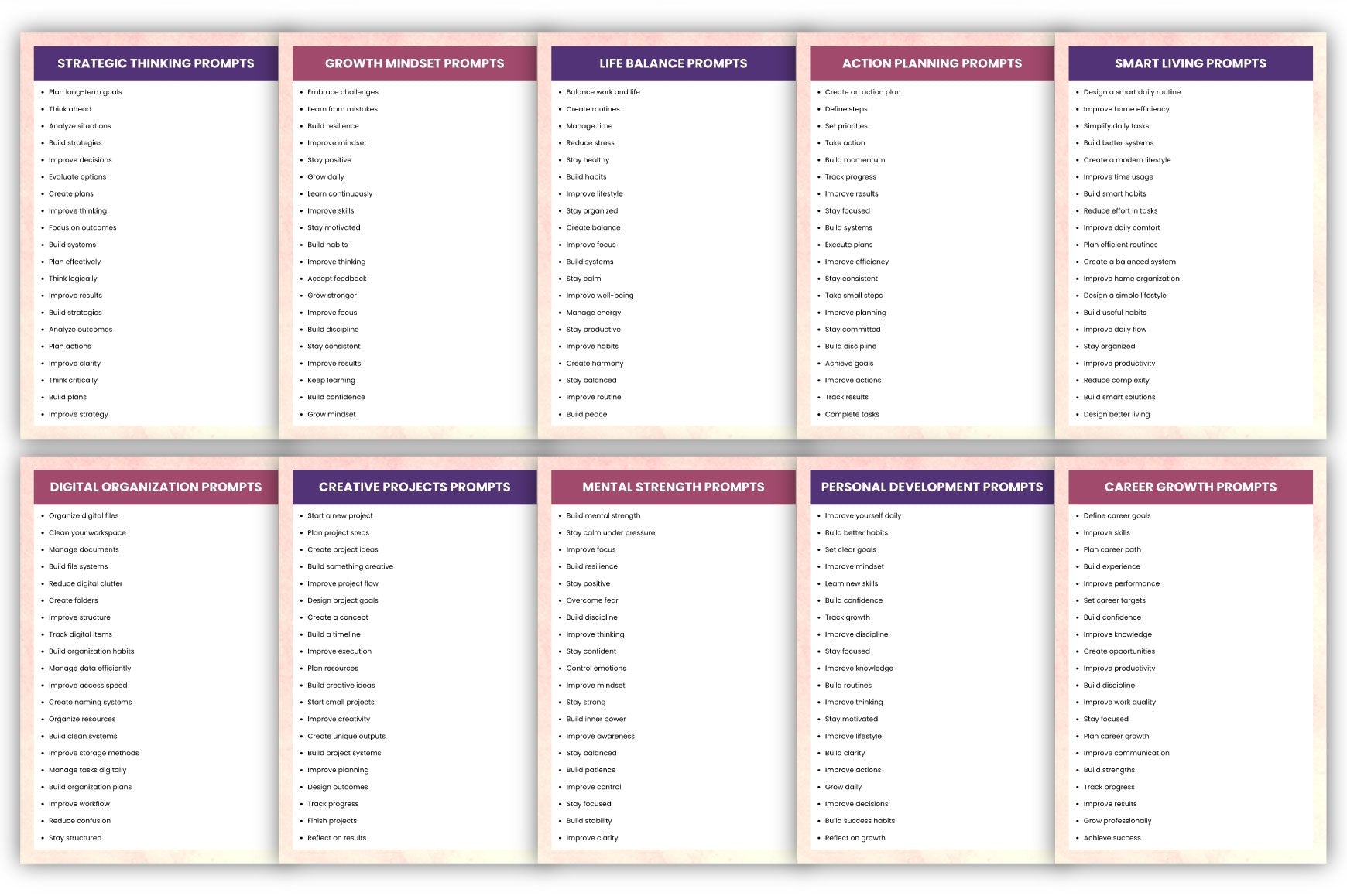 1000+ Modern Prompts