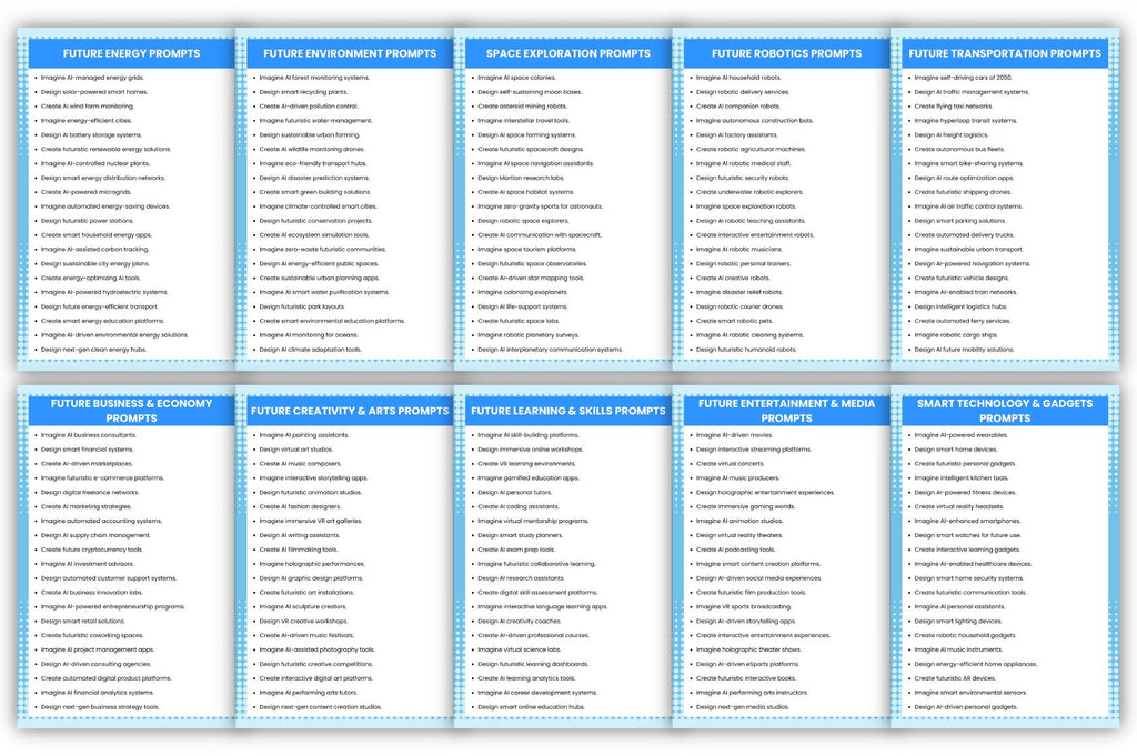 Future Ready Ideas Prompts