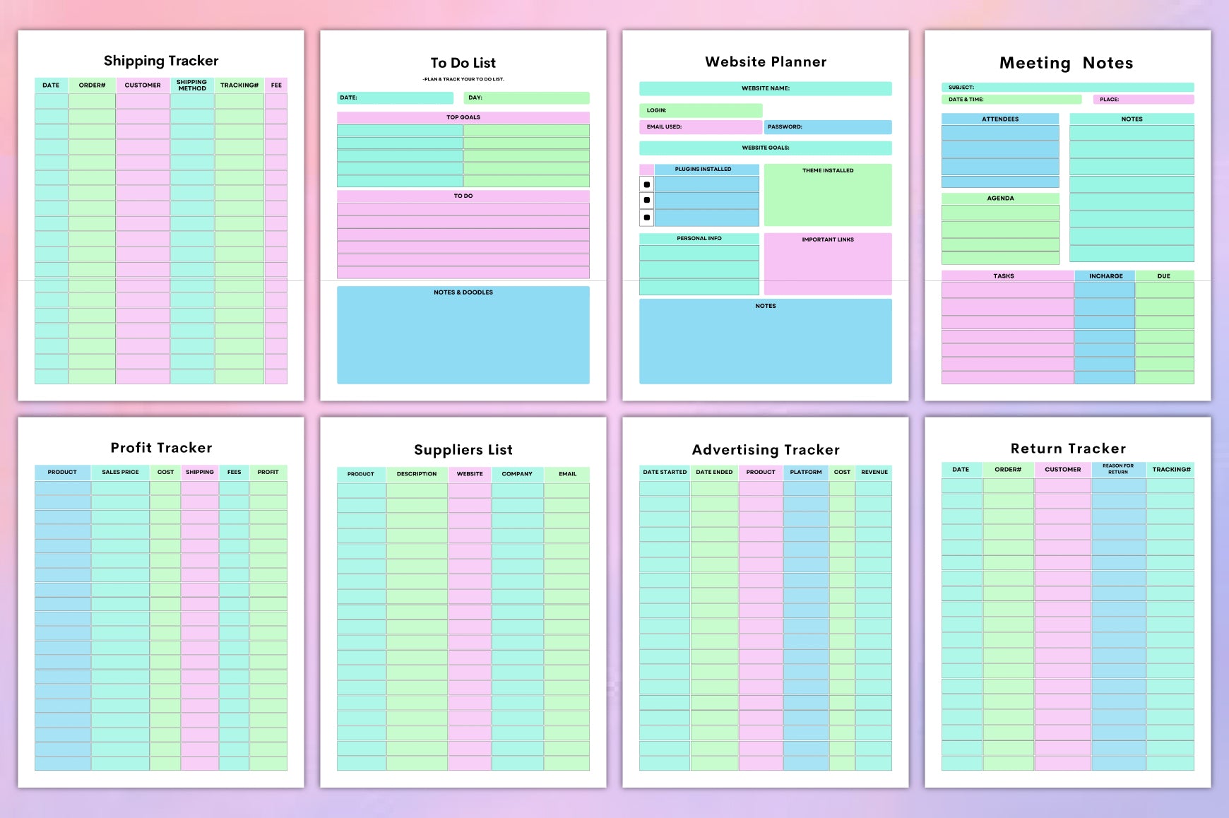 Small Business Planner
