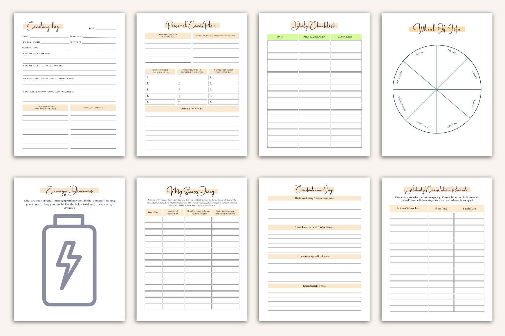 Intentional Life Strategy Journal