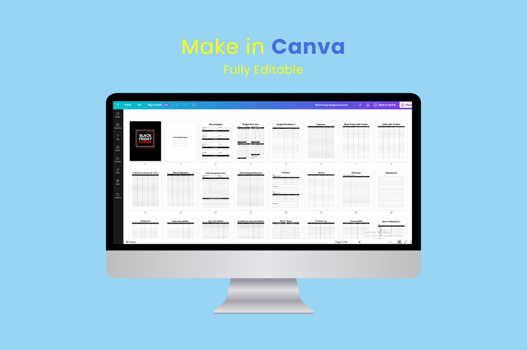 Black Friday Shopping Planner