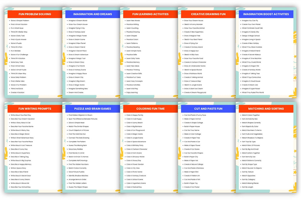 Kids Activity Prompts