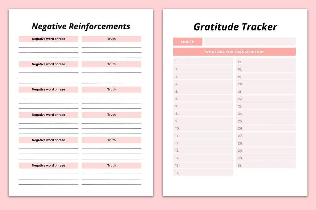 Self Esteem Journal for Personal Growth
