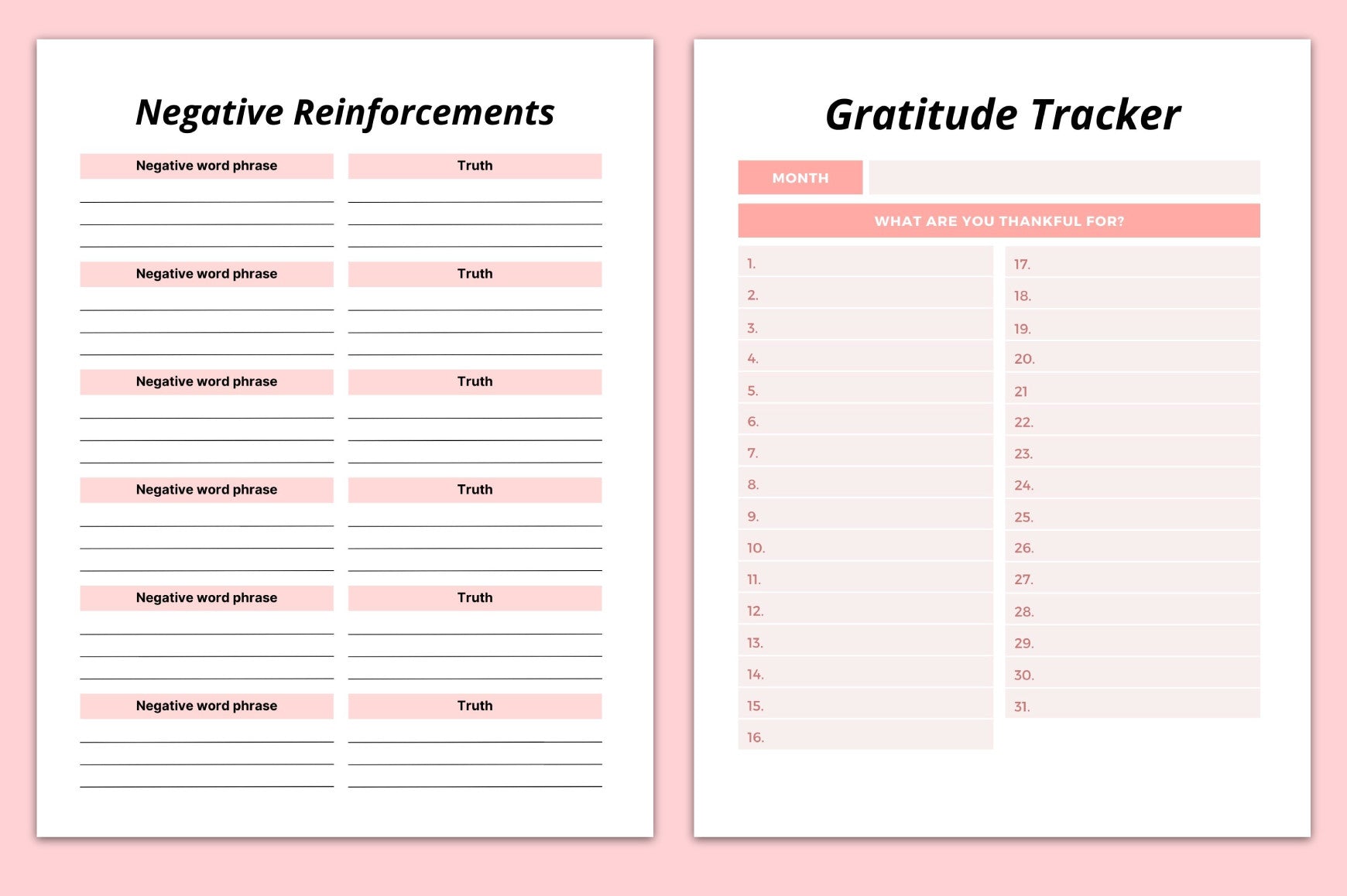 Self Esteem Journal for Personal Growth