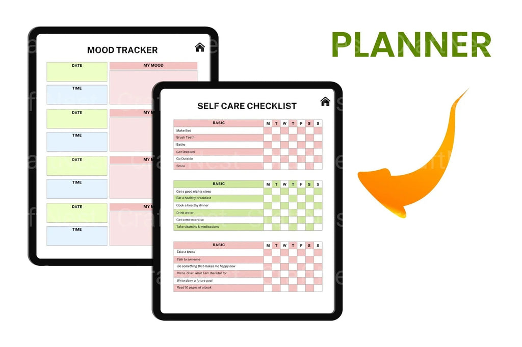 ADHD Printable Planner task management pages for better organization