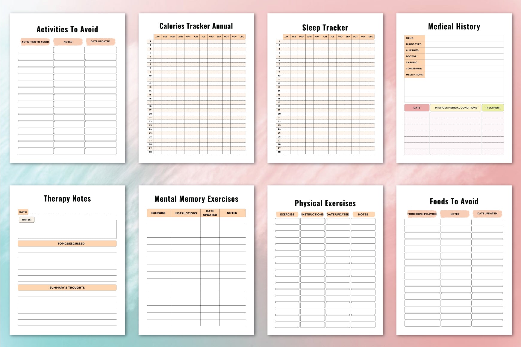 Elderly Caregiving Planner