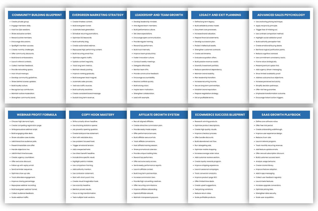 Best Seller Blueprint Prompts
