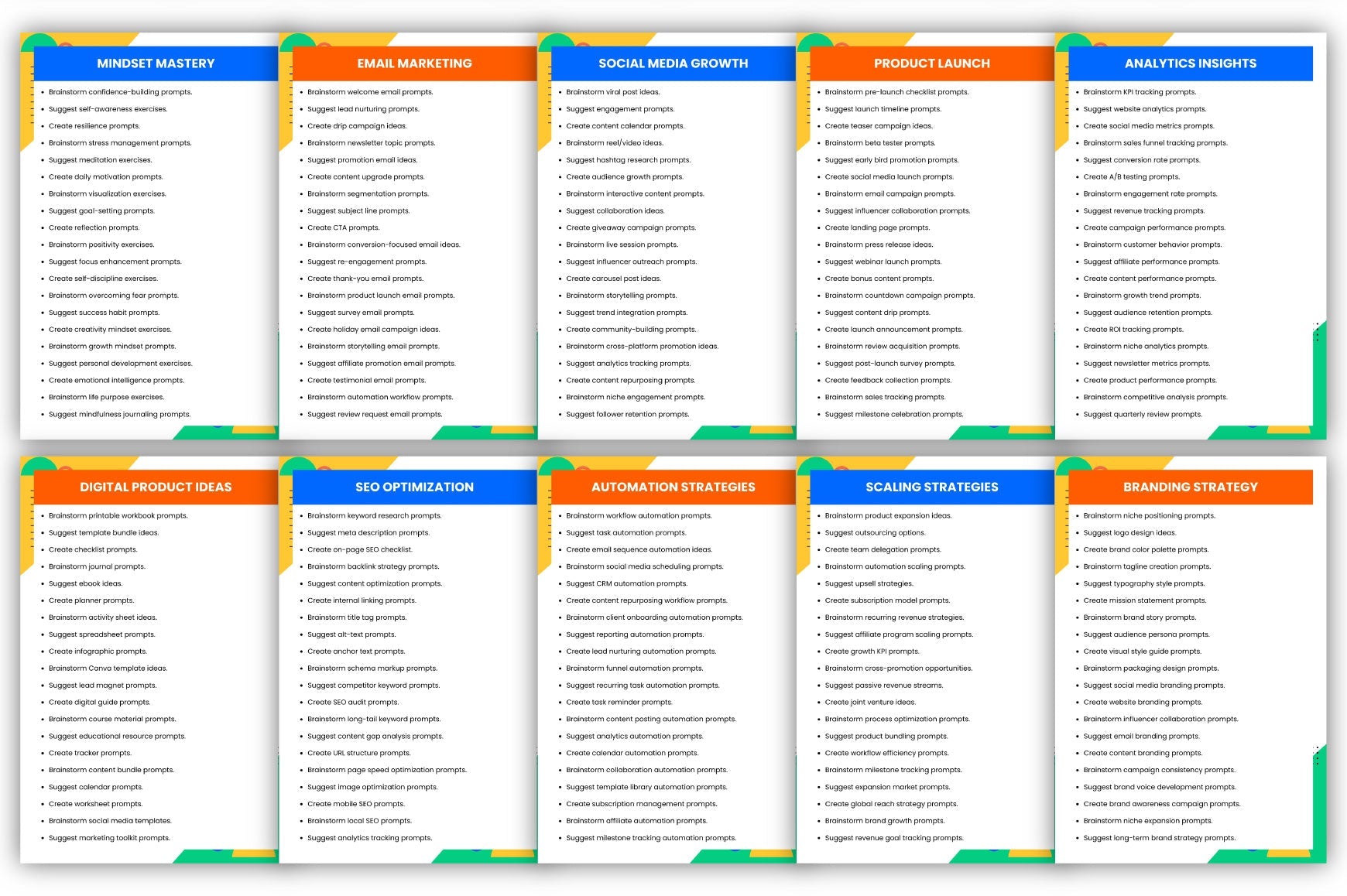 Passive Publishing Prompts for Creative Projects