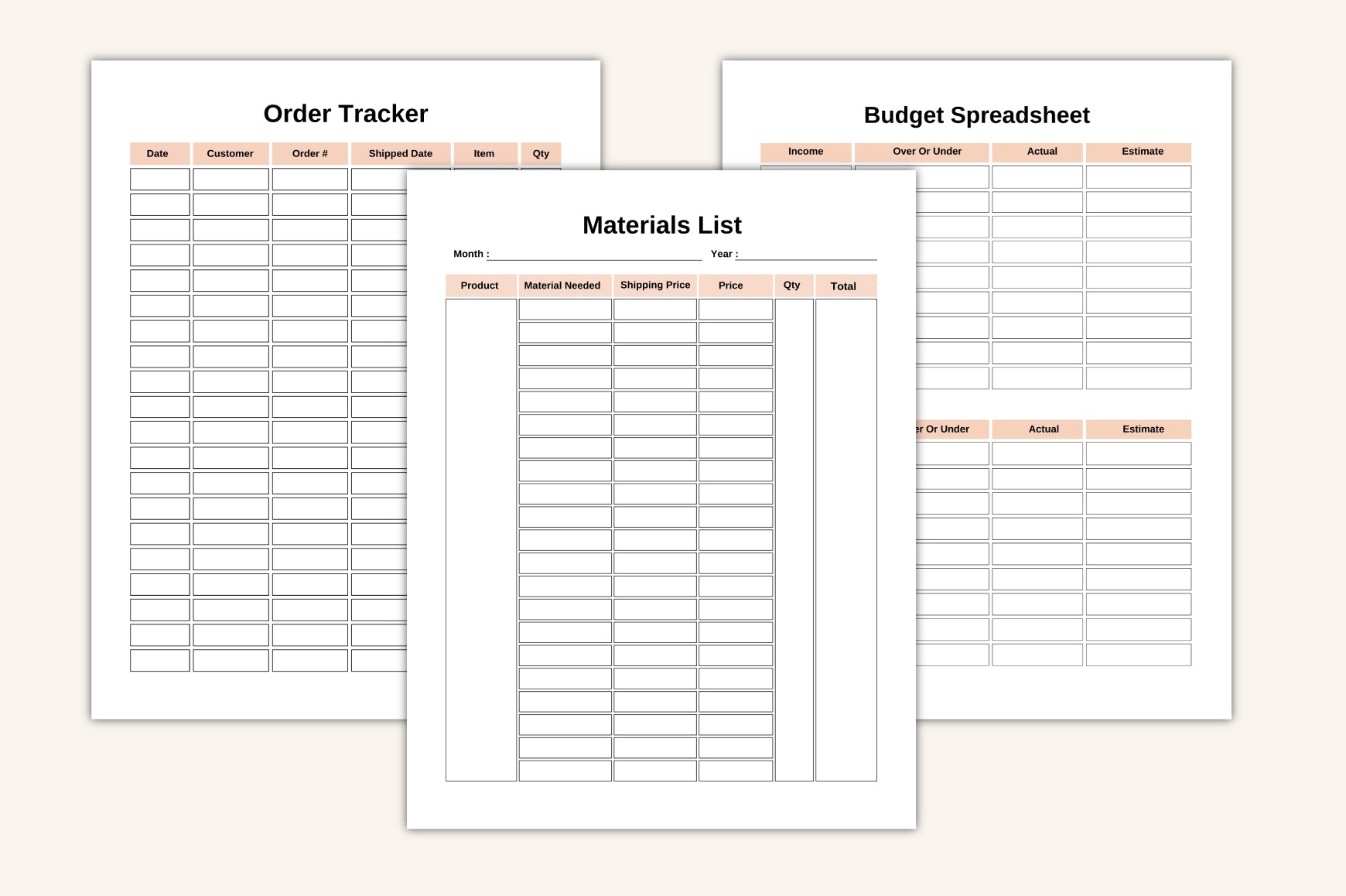 Side Hustle Planner