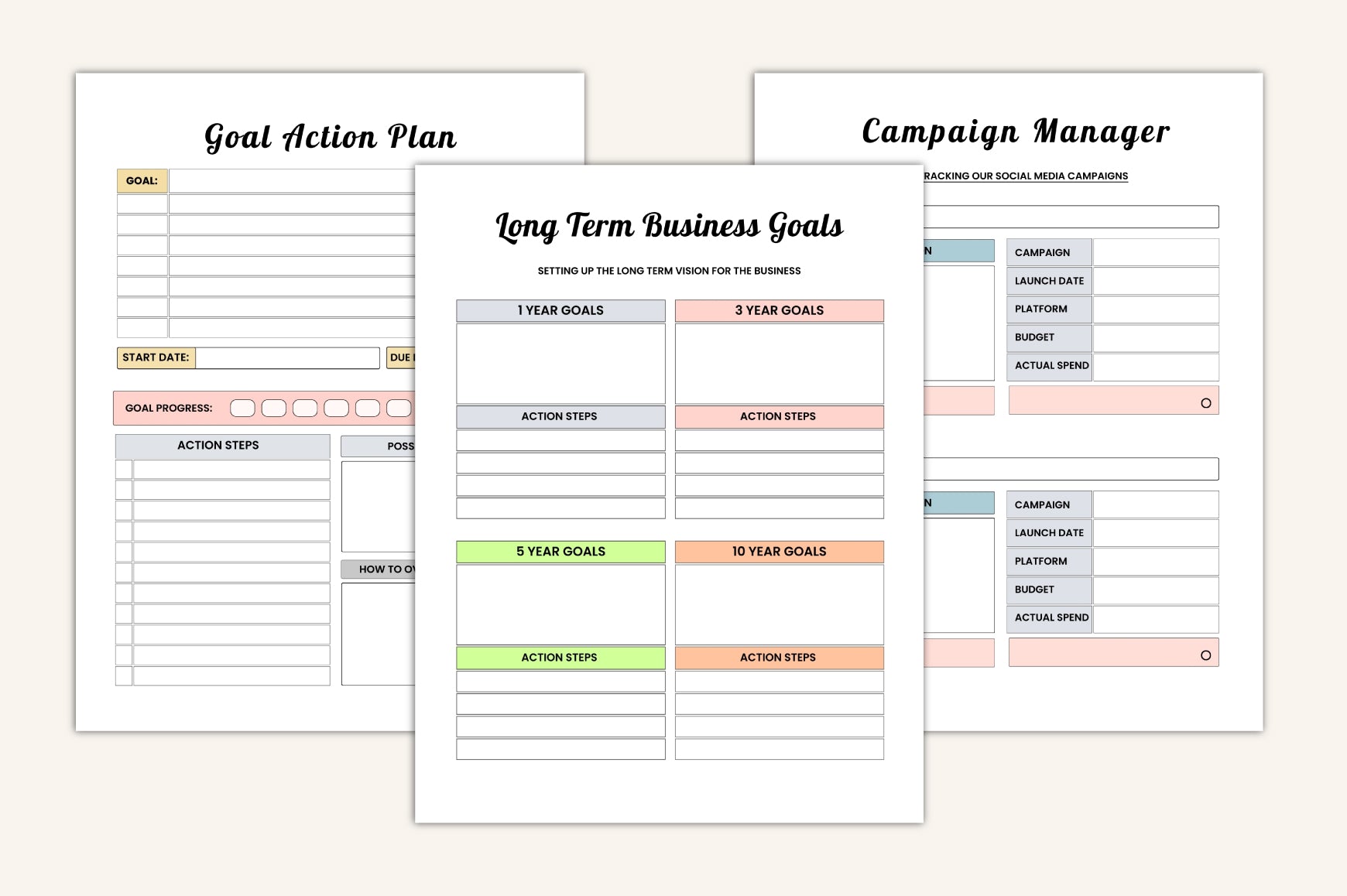 Small Business Planner