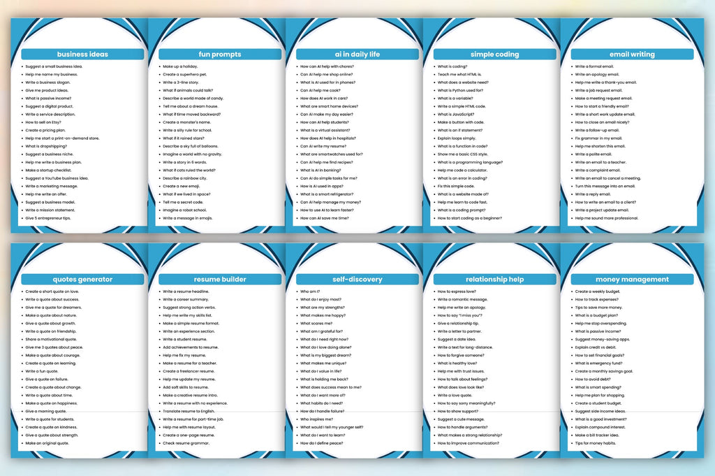 The ChatGPT Guide for Beginners Planner