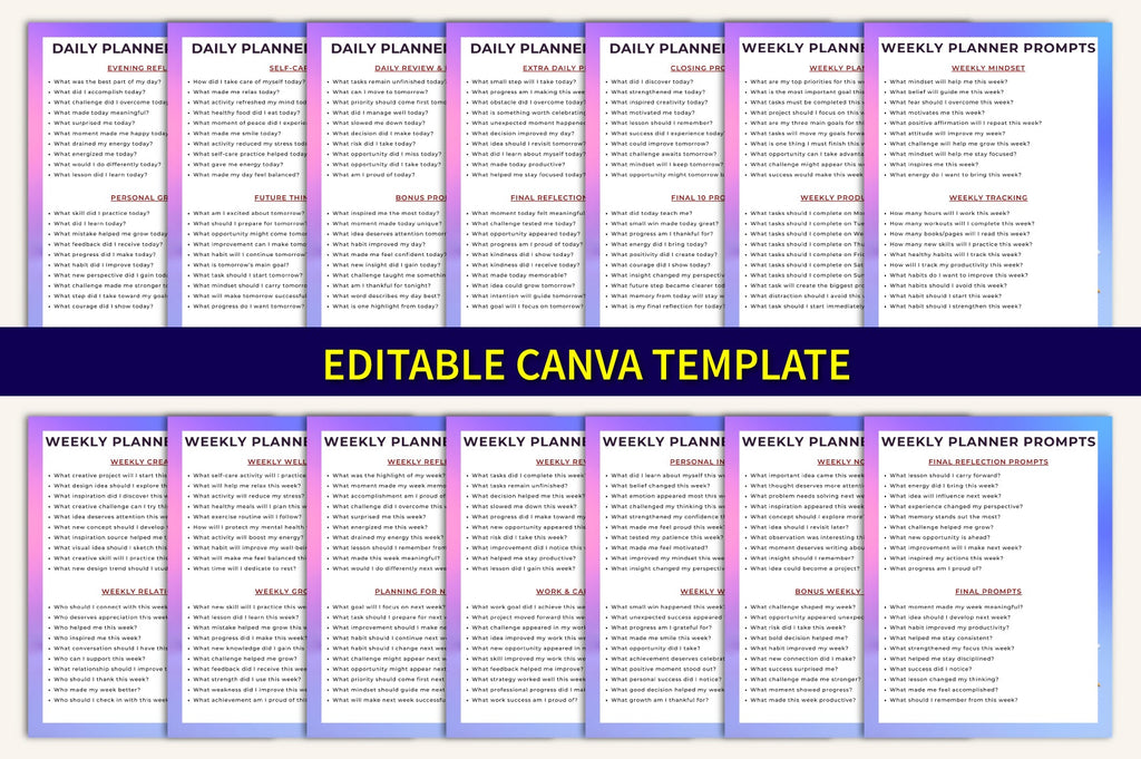 Digital Planner Prompt Guide