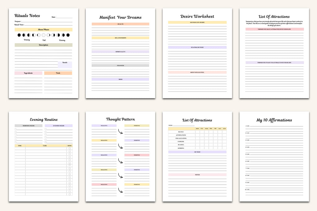 Moon Phases Rituals Journal