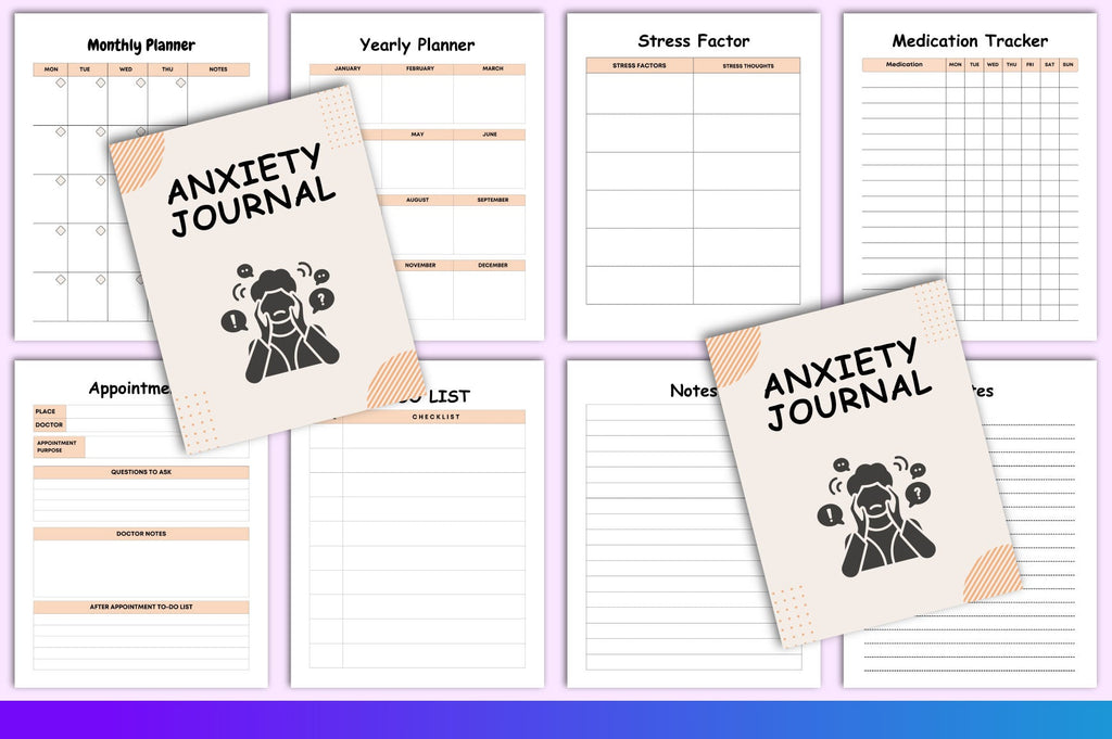 Anxiety Journal for Stress Relief