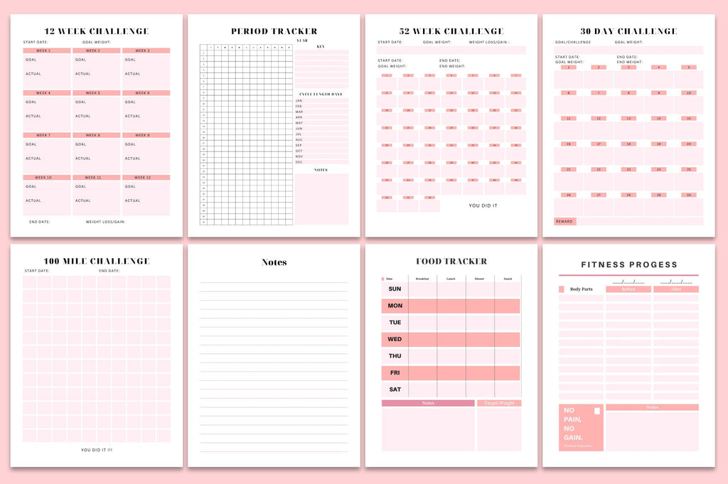Health and Fitness Planner