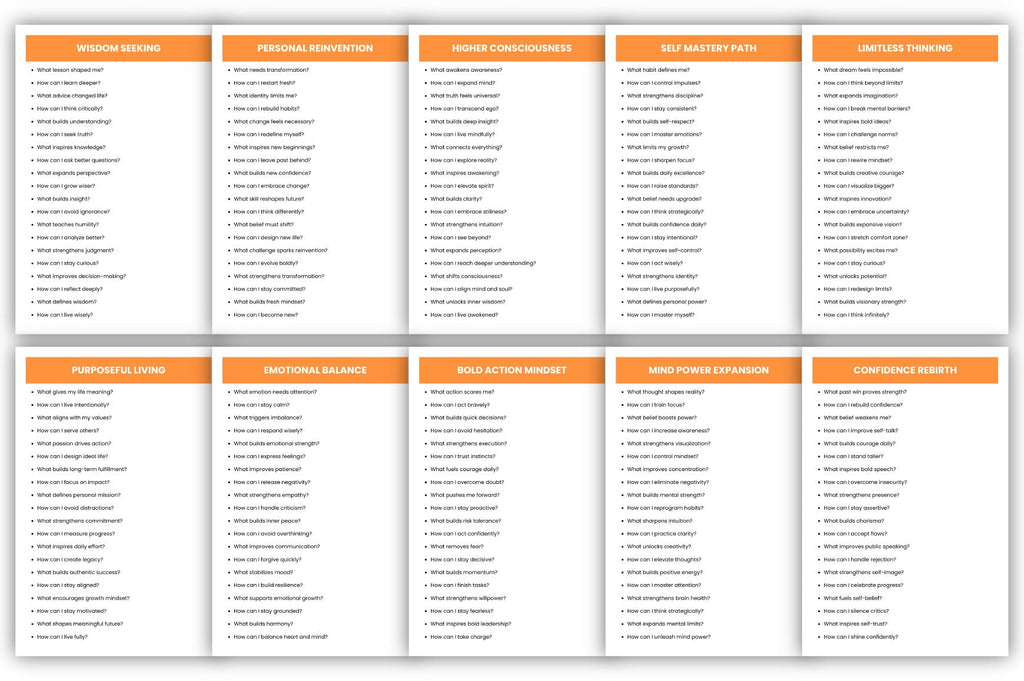 Mind Awakening Prompts for Inspiration