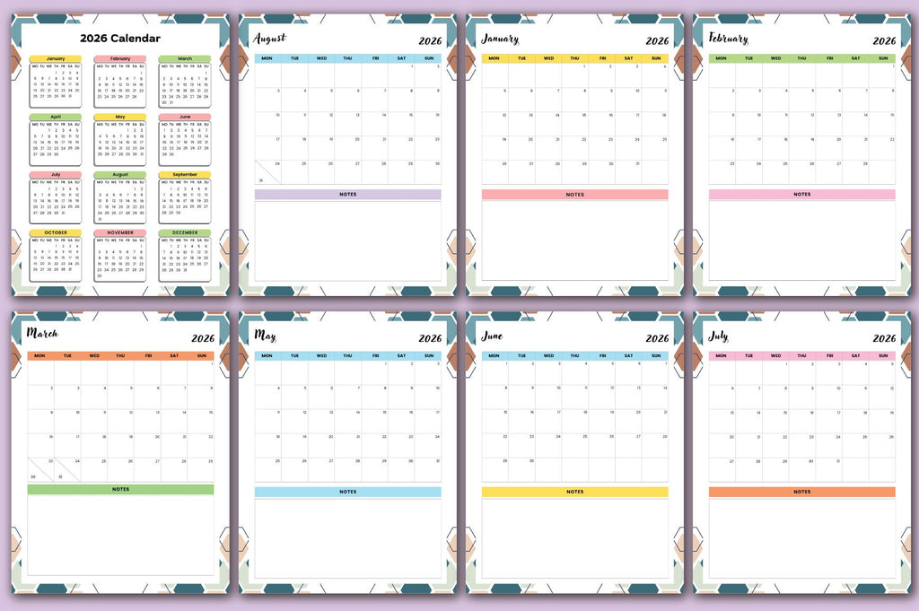 Autism Friendly Planner Goal Tracker