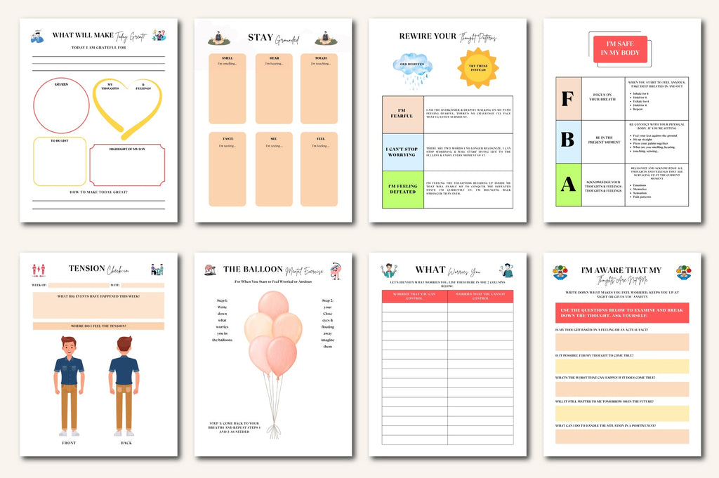CBT Anxiety Management Book