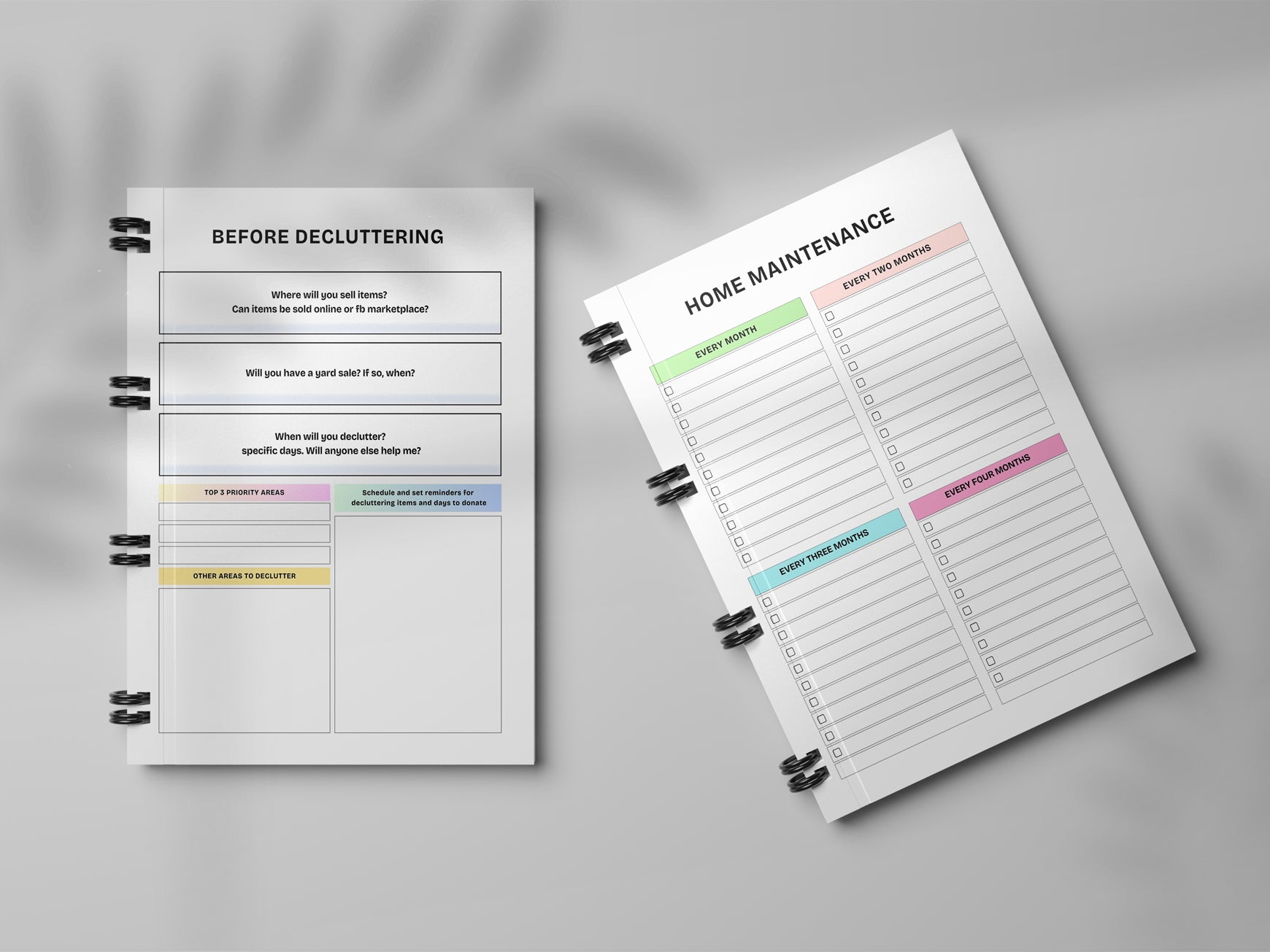 Declutter Workbook