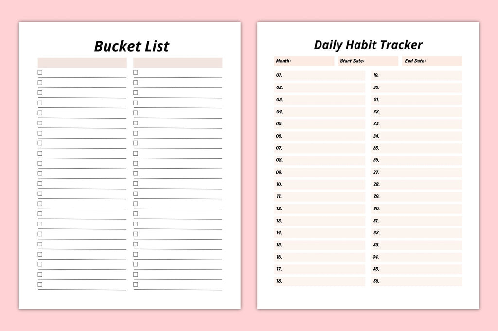 Self Confidence Planner