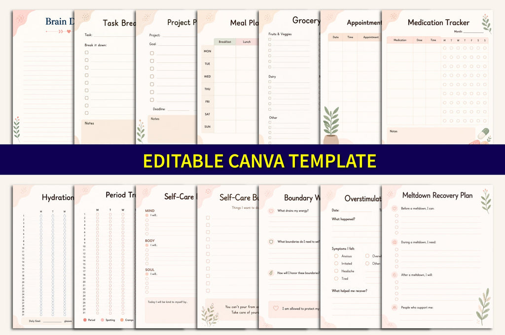 Adhd Life Management Planner