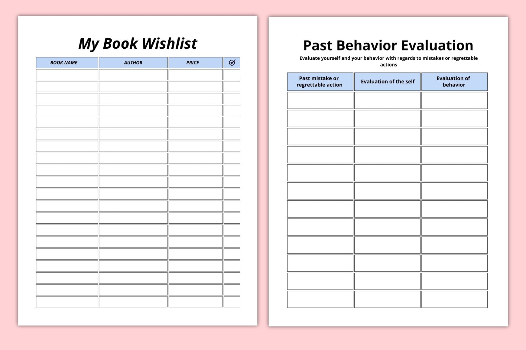 Aesthetic Planner