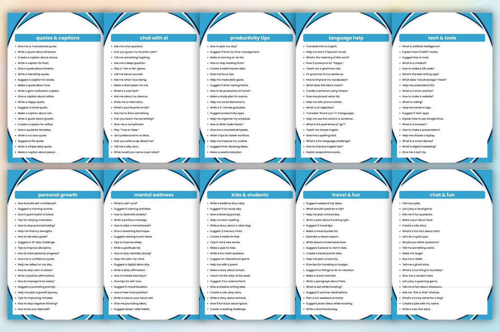 The ChatGPT Guide for Beginners Planner