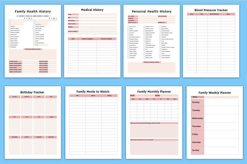 Family Planner Organizer