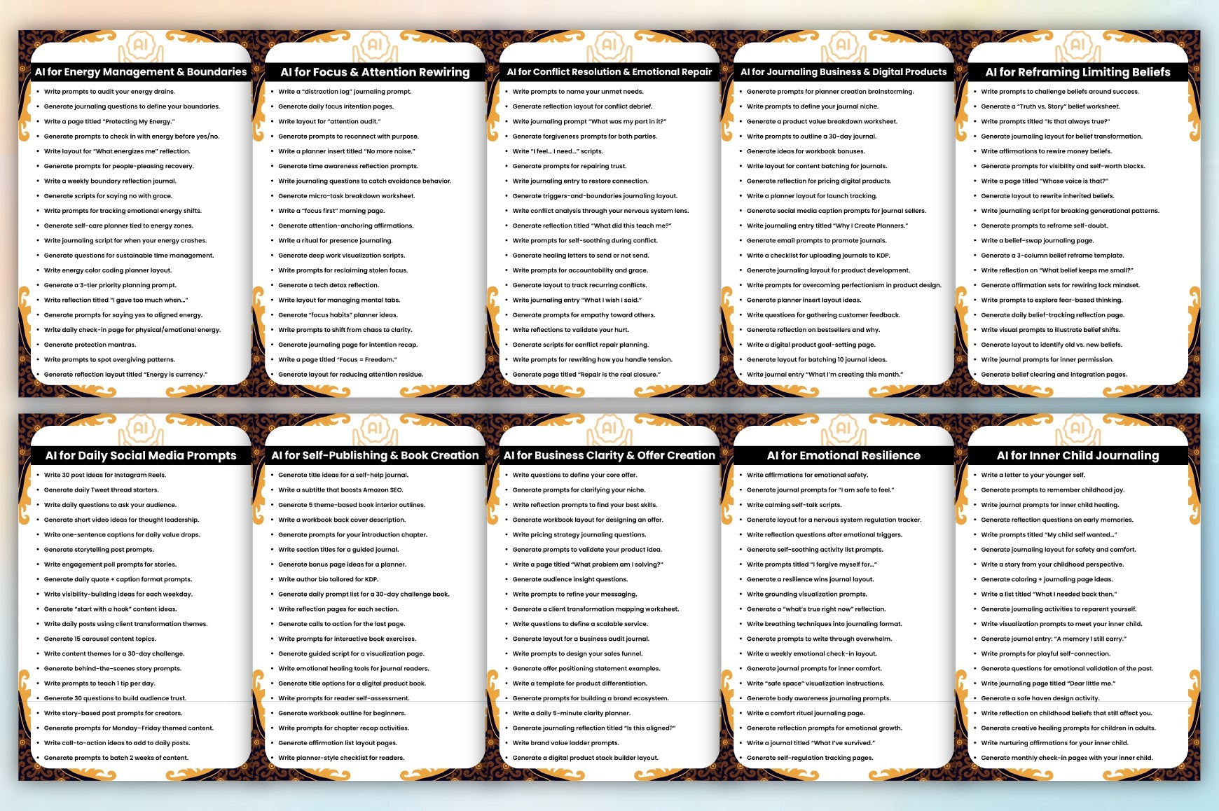 The Ultimate ChatGPT Library Prompts