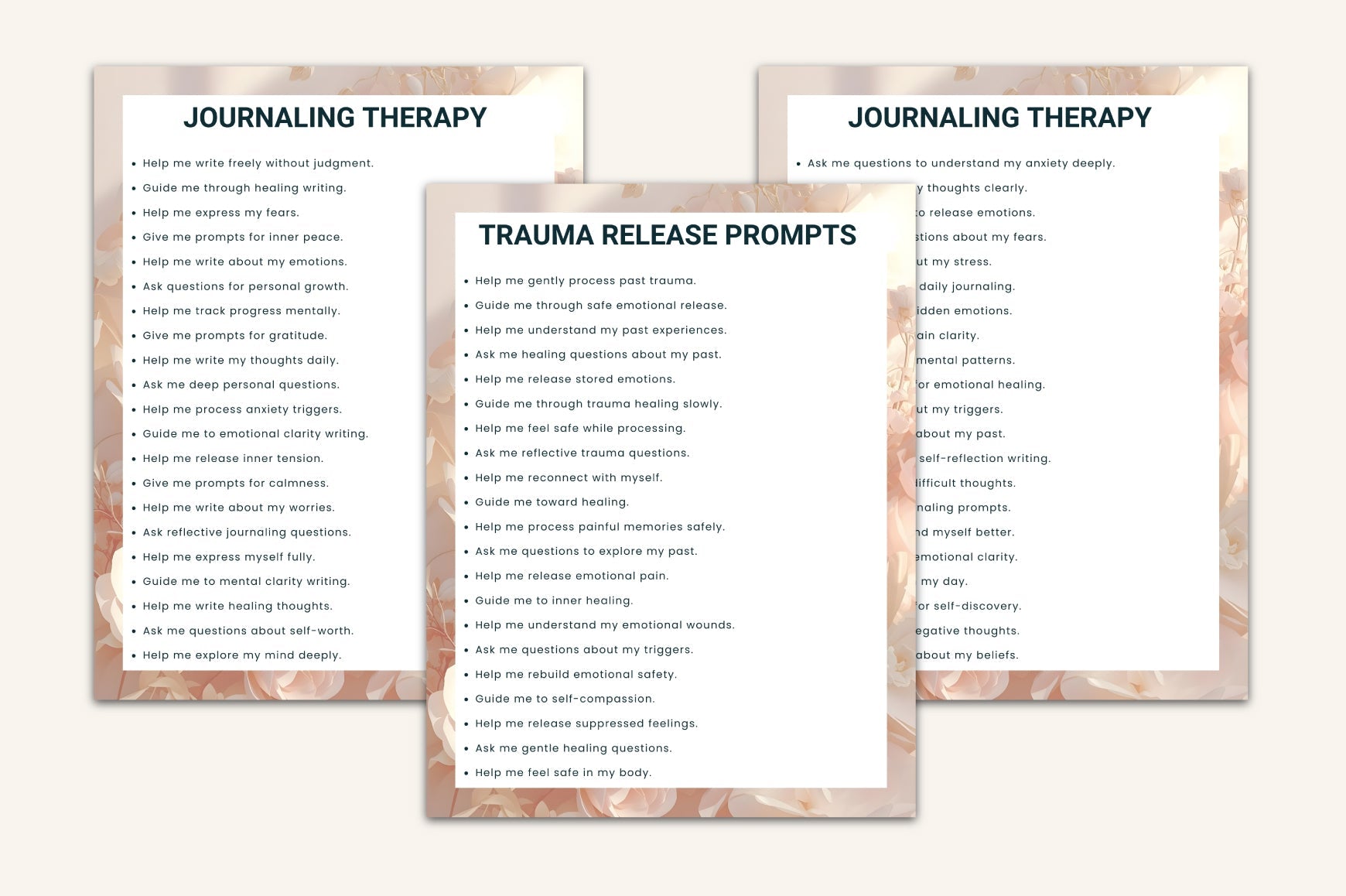 Anxiety Relief Prompts