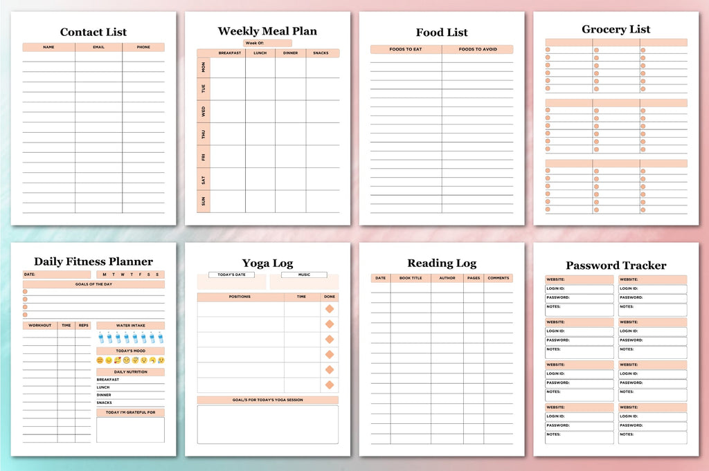 Aesthetic Planner