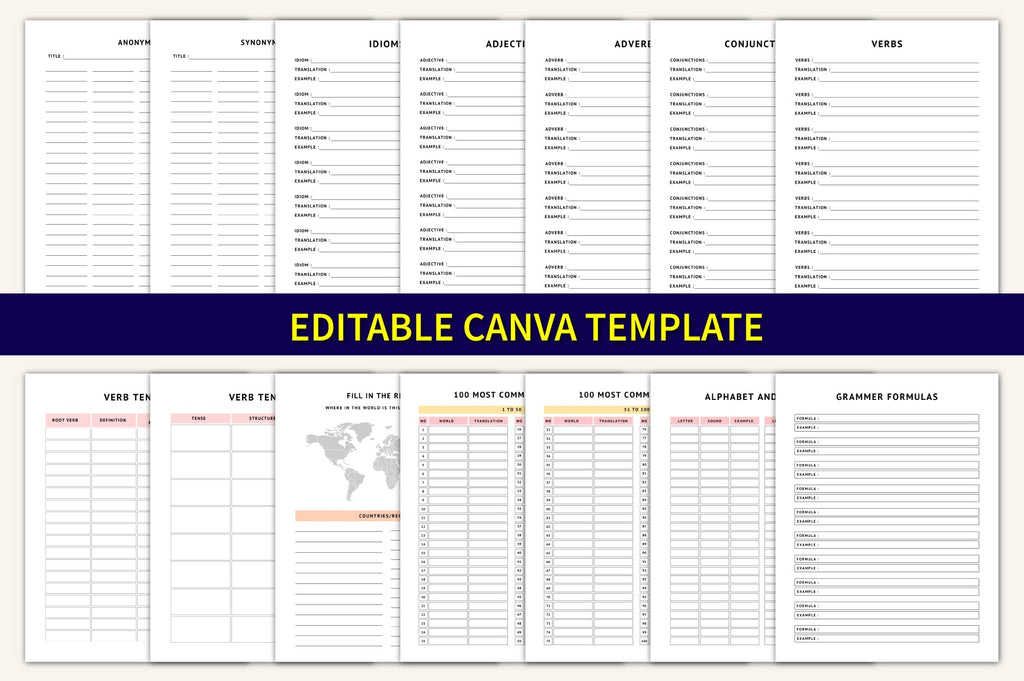 Language Learning Planner