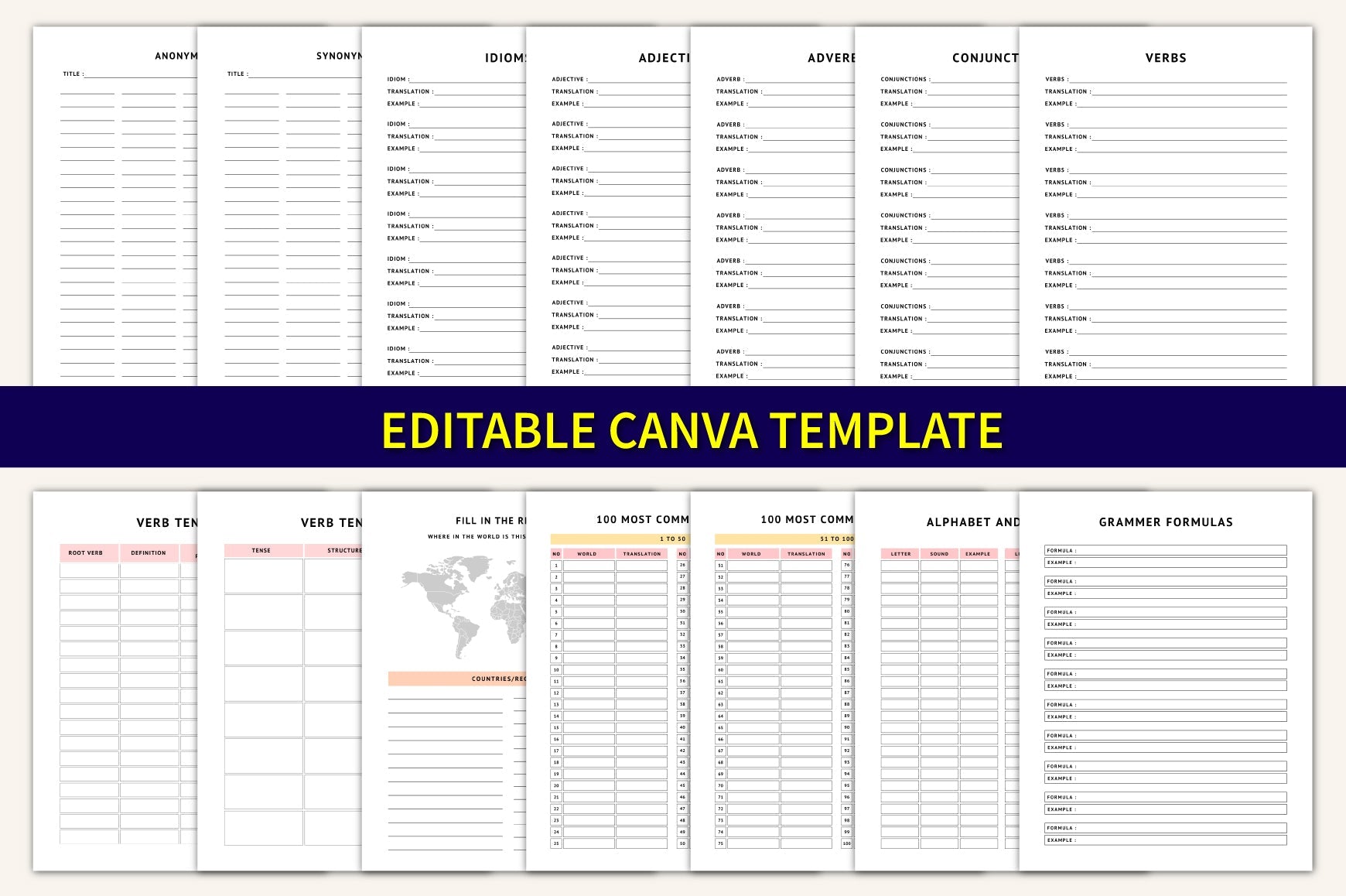 Language Learning Planner