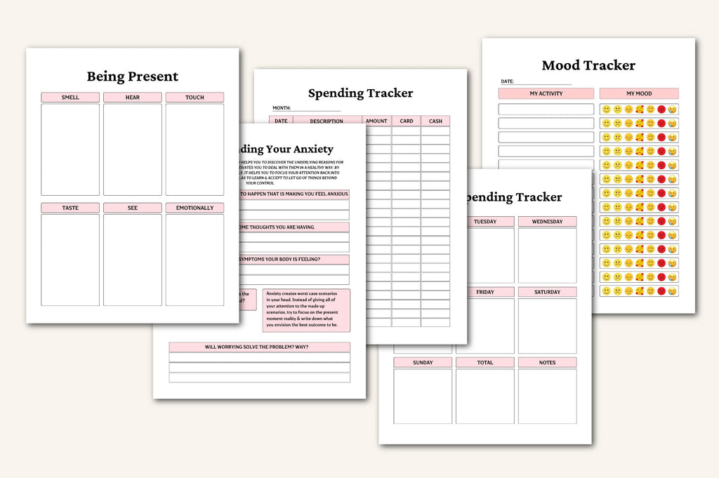 Anxiety Depression Workbooks