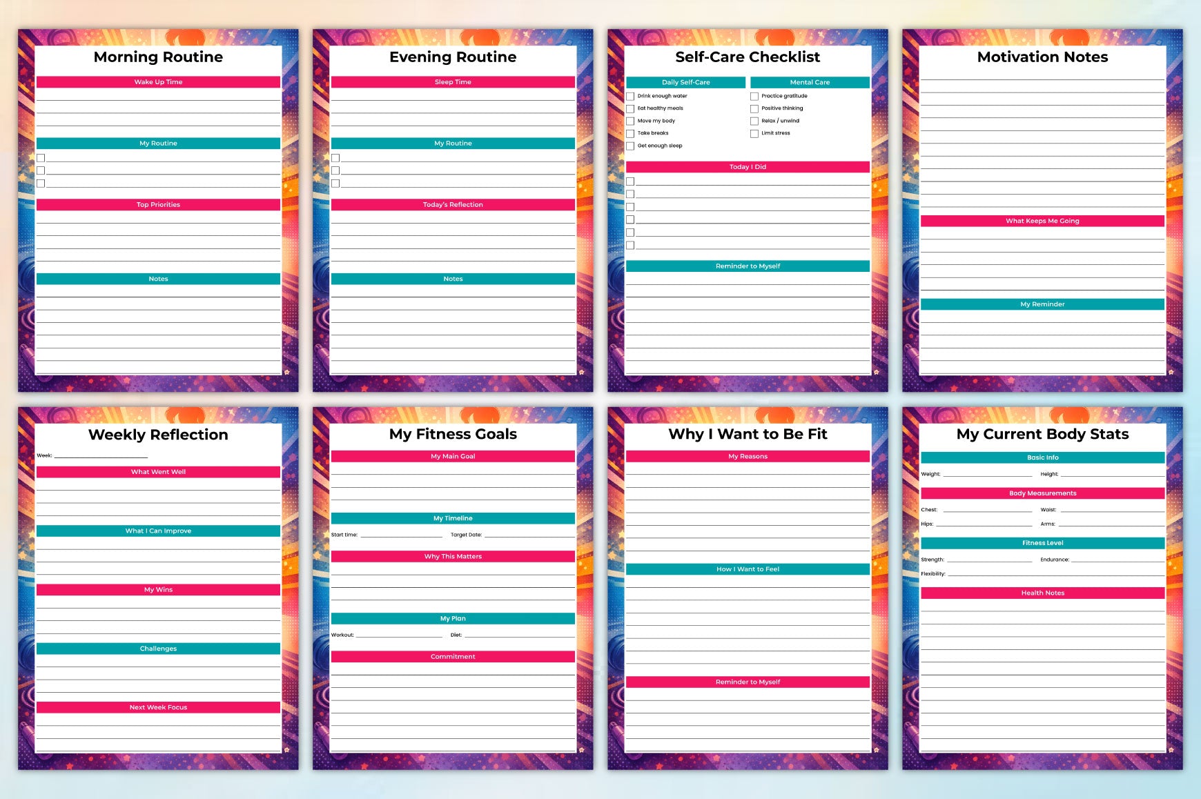 Fit Strong Planner