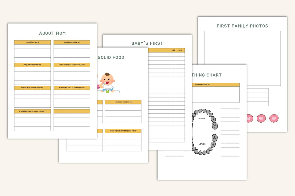 Baby Milestone Journal