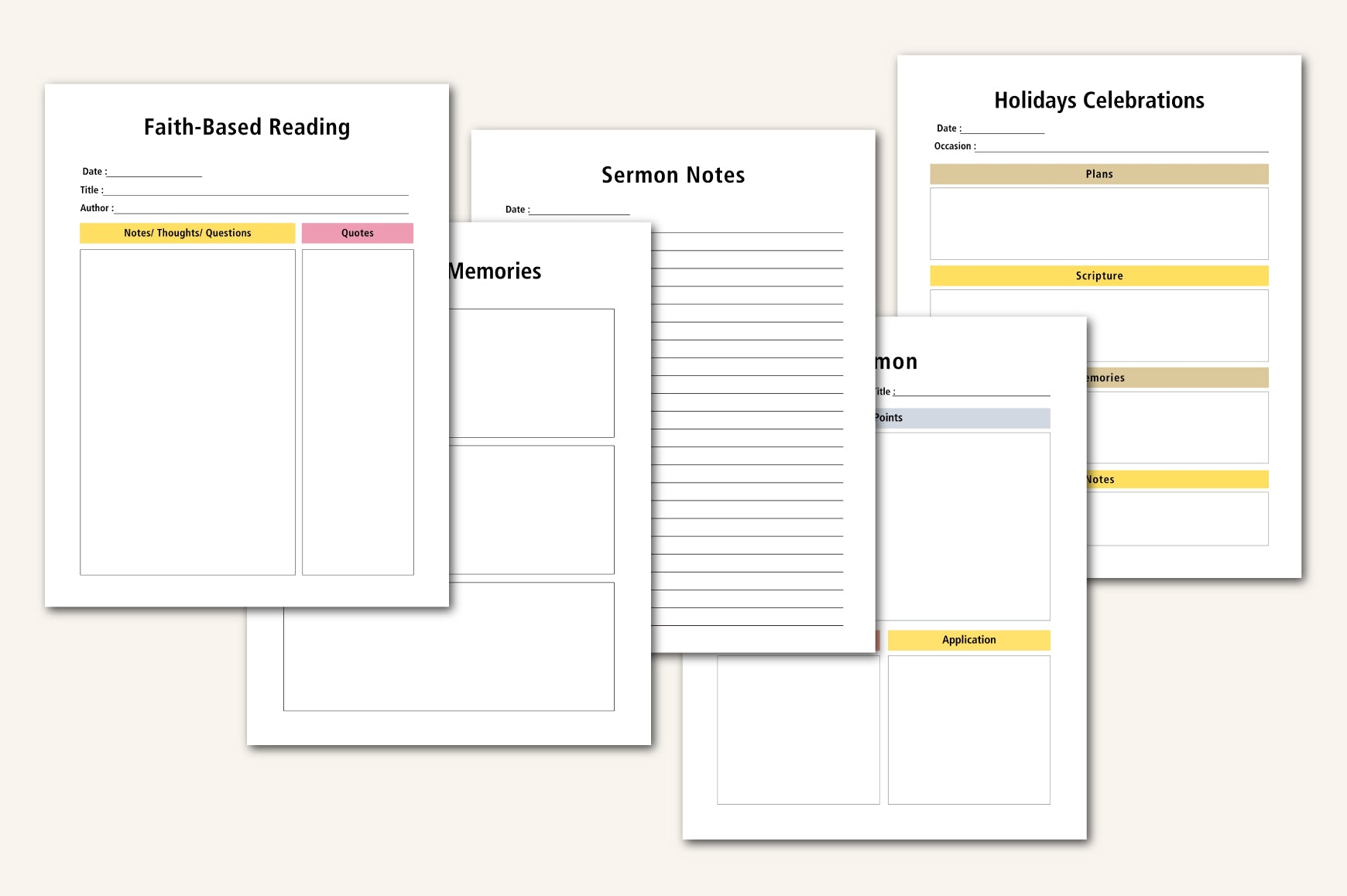 Faith-Based Journal
