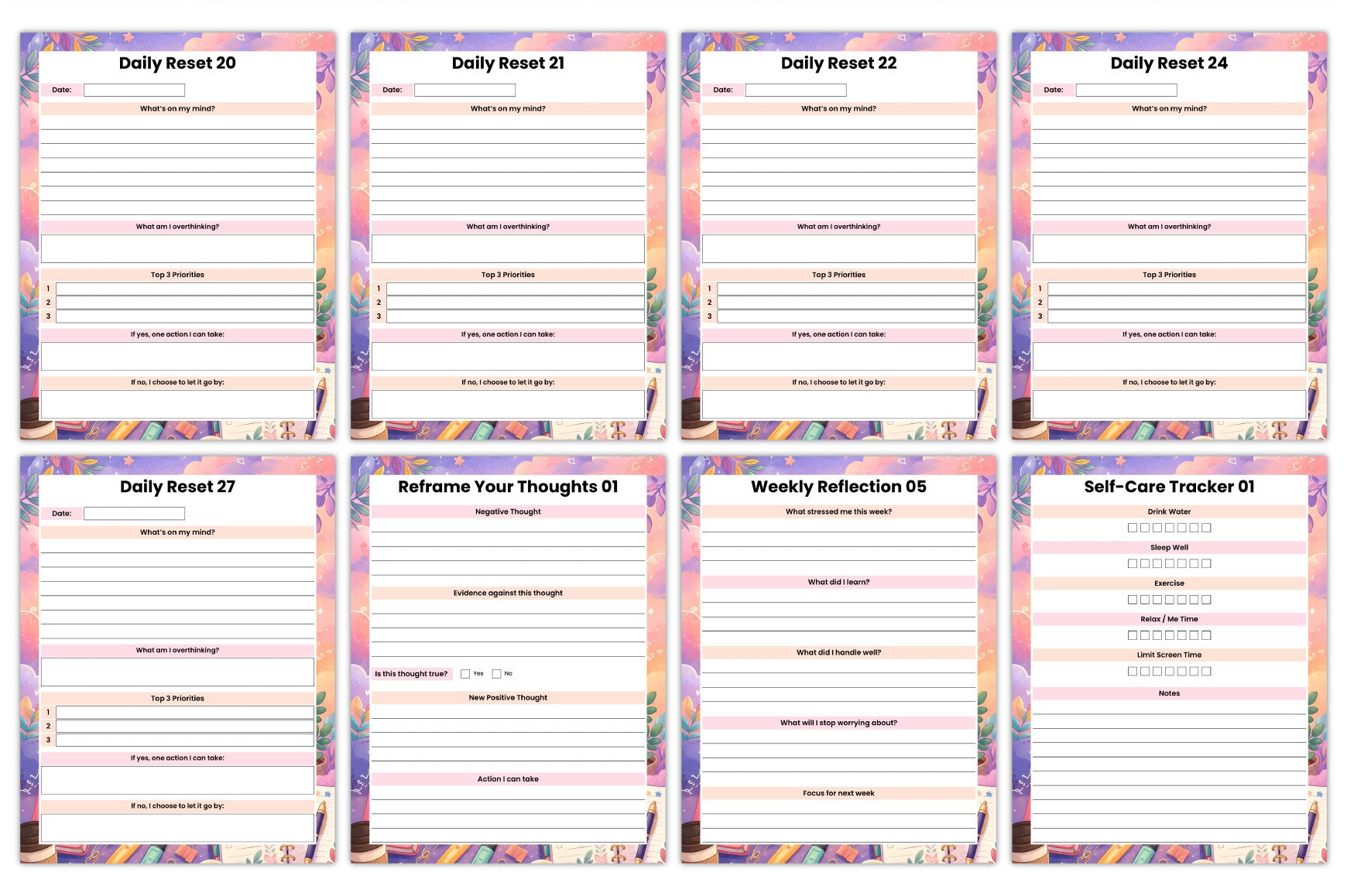 Overthink Less Planner