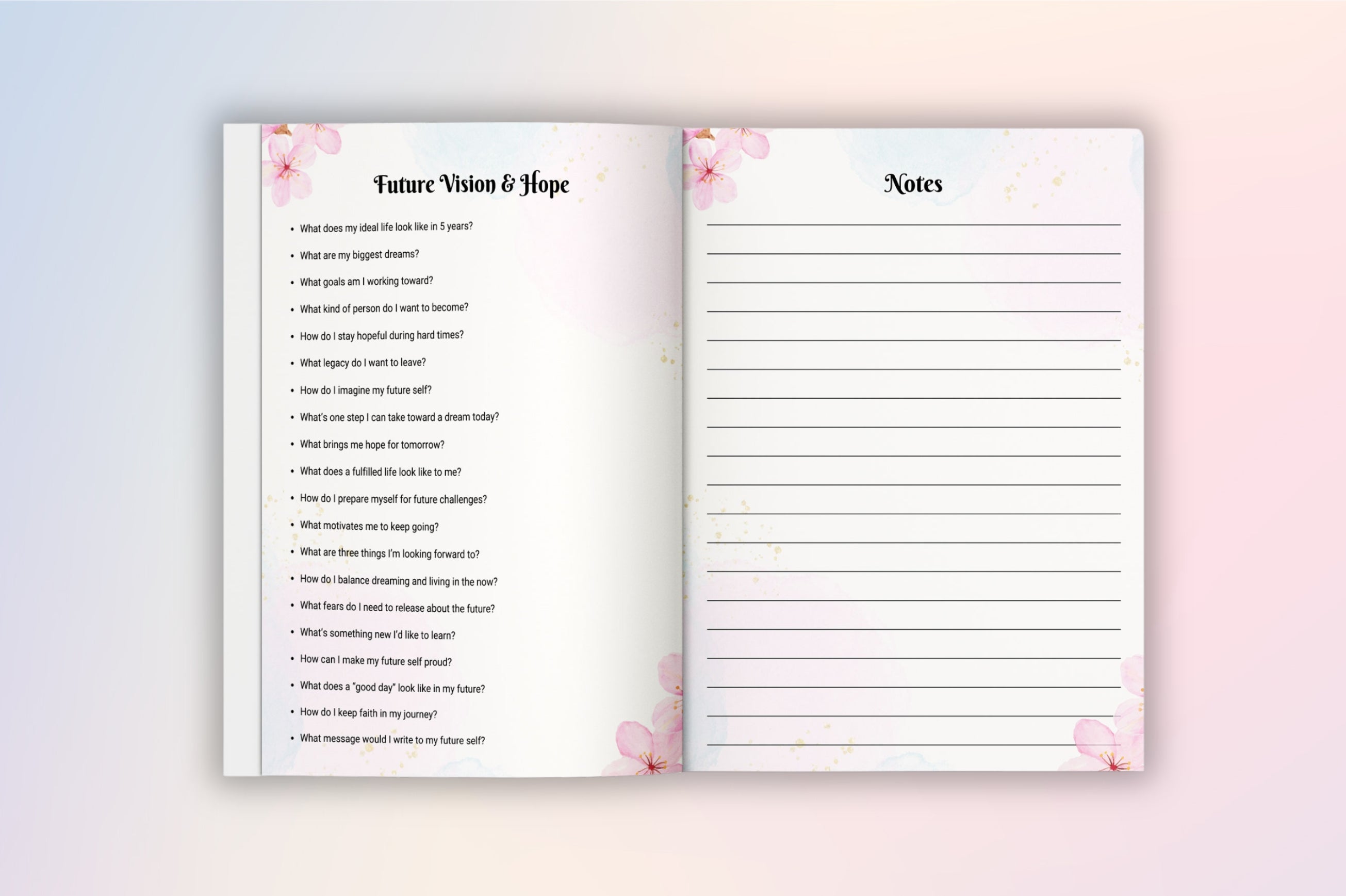 Self Care Prompts for Personal Wellbeing