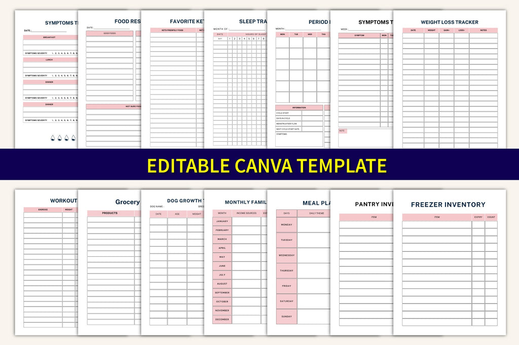 ADHD Adult Planner Digital Preview